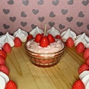 Bougie "Fraise" ~80gr