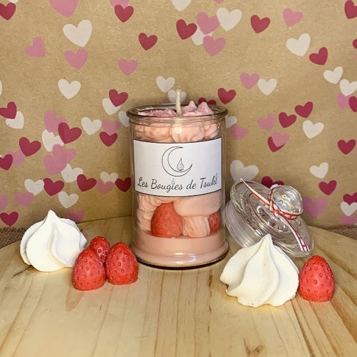 Bougie "Fraise" ~100gr