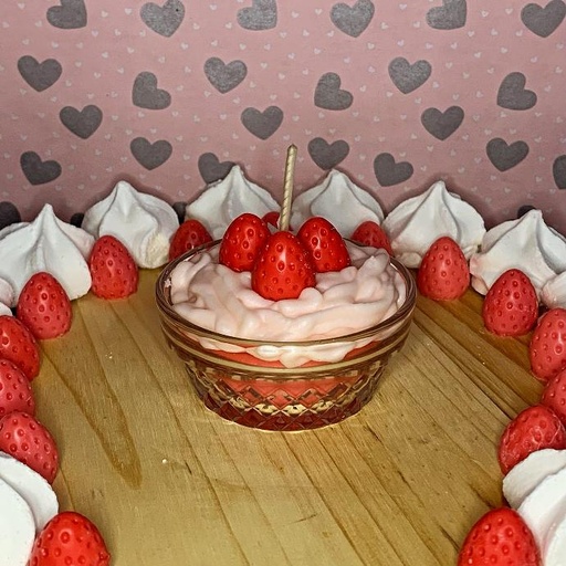 Bougie "Fraise" ~80gr